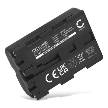 Akku für Sony Alpha A300, A200, A350, A700, A100, A900, A500, A850, A550, A580, NP-FM500H 1400mAh von CELLONIC