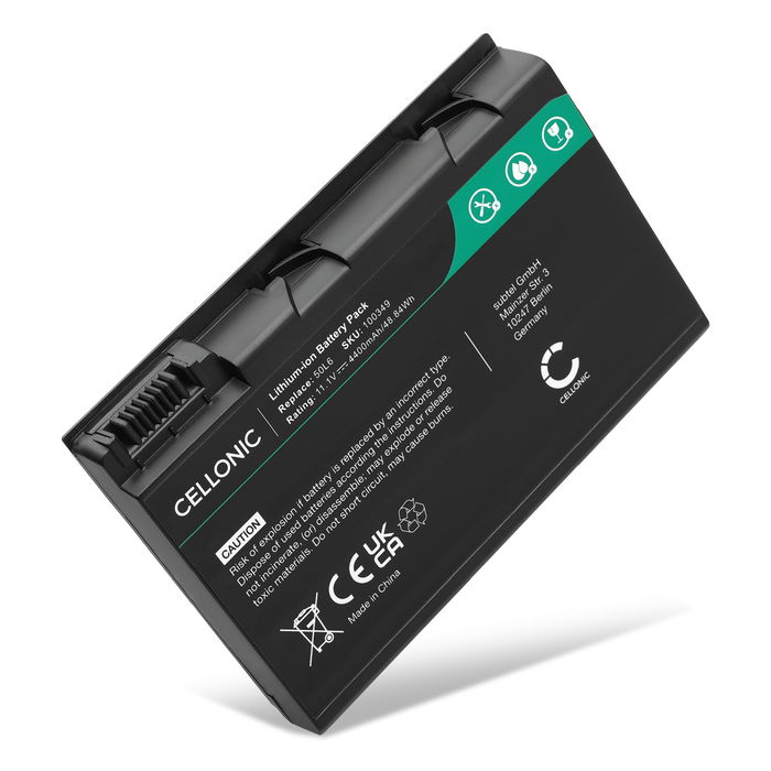 Acer Aspire 3690 Akku 4400mAh Ersatzakku Batterie von subtel