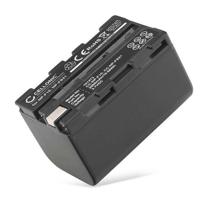 Akku für Sony DCR-PC1 DCR-PC2 DCR-PC3 DCR-PC4 DCR-PC5 DCR-TRV1VE DCR-PC1E NP-F10, -F20, NP-FS21, -FS33 (2800mAh, 3.7V) von CELLONIC