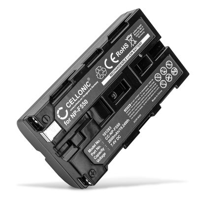 Battery for Sony HDR-FX7e GV-D200 HDR-FX1000e NP-F550 -F330 -F75 2600mAh from CELLONIC