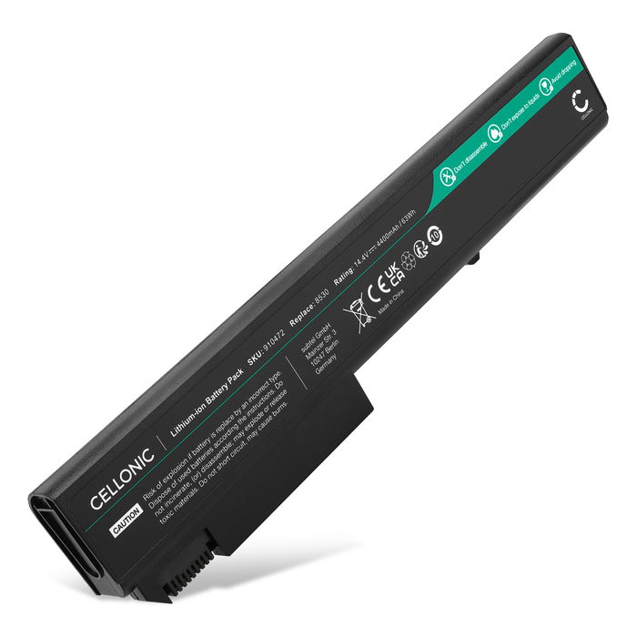HP EliteBook 8530w Akku 4400mAh / 63.36Wh Ersatzakku Batterie von subtel