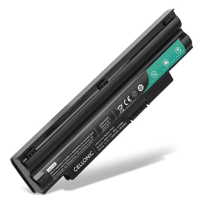 Akku für Dell Inspiron Mini 10 1012 / 1018, 3G0X8, CMP3D, T96F2, 2T6K2, G9PX2, KMP21 Laptop - 4400mAh 10.8V 
