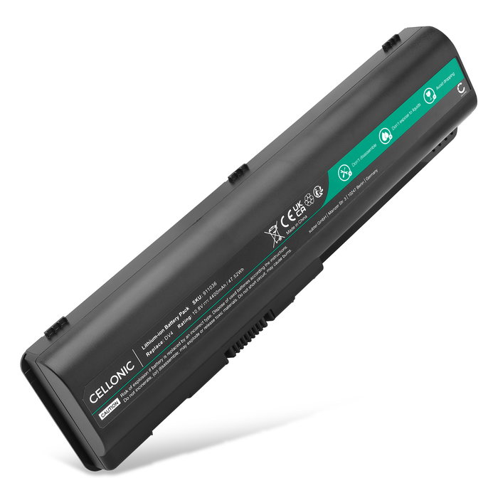 HP Pavilion dv6-1100 Akku 4400mAh Ersatzakku Batterie von subtel