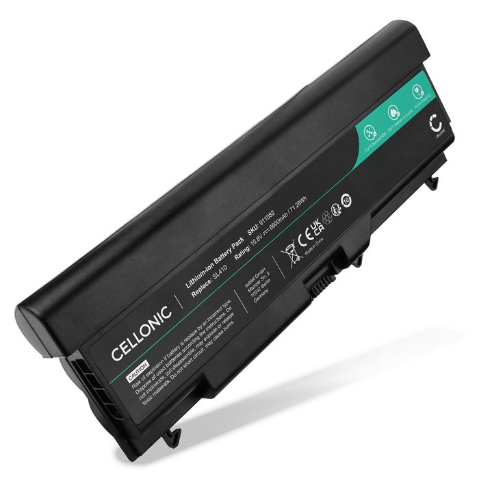 Lenovo ThinkPad W510 Akku 6600mAh Ersatzakku Batterie von subtel