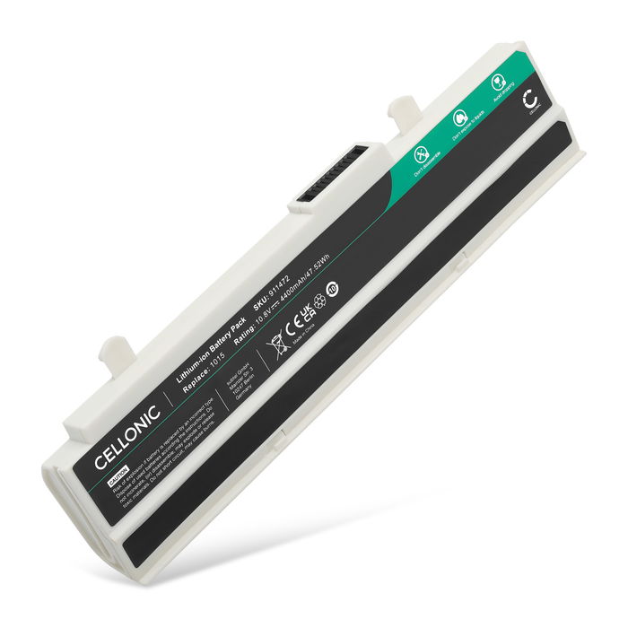Akku für ASUS Eee PC 1215N, 1215B, 1011PX, 1015BX, 1015PEM, 1015 Series, R011PX ,1011CX, A32-1015 Laptop - 4400mAh 10.8V 