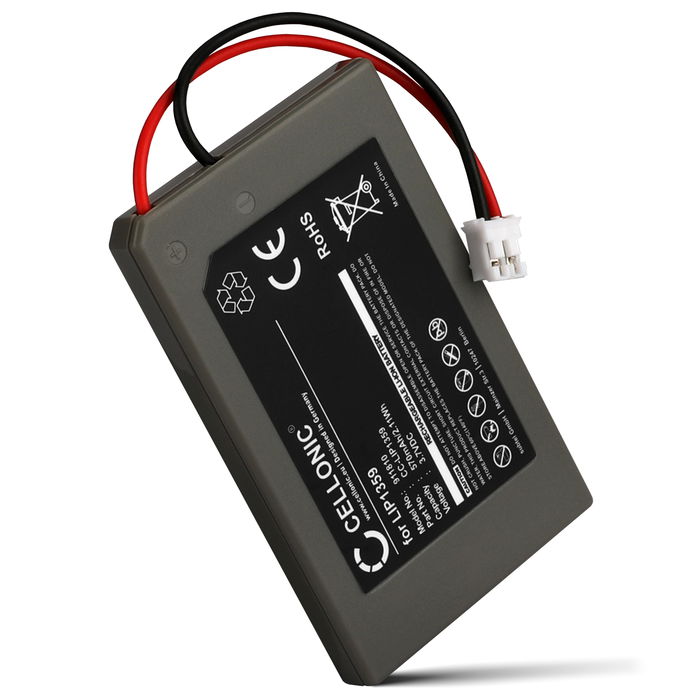 LIP1359 Ersatz Akku für Sony PlayStation 3 Controller, PS3 Dualshock (CECHZC2A,CECHZC2E,CECHZC2H,CECHZC2J,CECHZC2U) - Console / Controller Ersatzakku 570mAh , Batterie