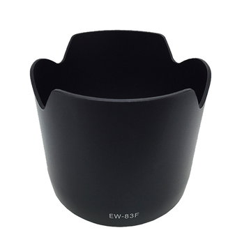 EW-83F Camera Lens Hood for Canon EF 24-70mm f/2.8L USM - Plastic Bayonet Flower / Tulip / Petal Lens Shade from CELLONIC
