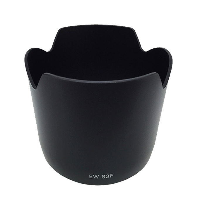 EW-83F Camera Lens Hood for Canon EF 24-70mm f/2.8L USM - Plastic Bayonet Flower / Tulip / Petal Lens Shade from CELLONIC