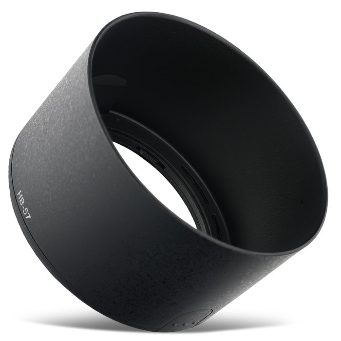 HB-57 Camera Telephoto Lens Hood for Nikon AF-S DX Nikkor 55-300 mm f/4.5-5.6G ED VR - Plastic Bayonet Cylindrical / Round Lens Shade from CELLONIC