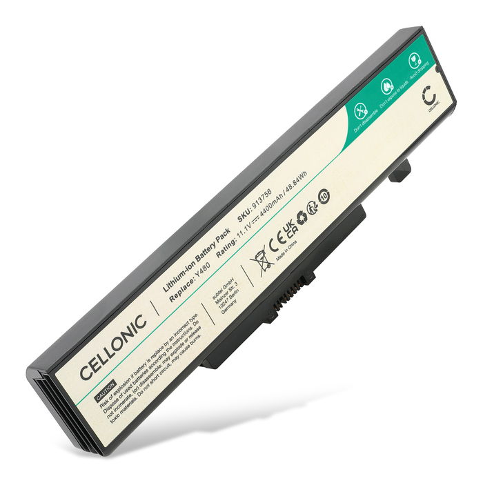 Lenovo ThinkPad E530 Battery 10.8V - 11.1V 4400mAh from Cellonic