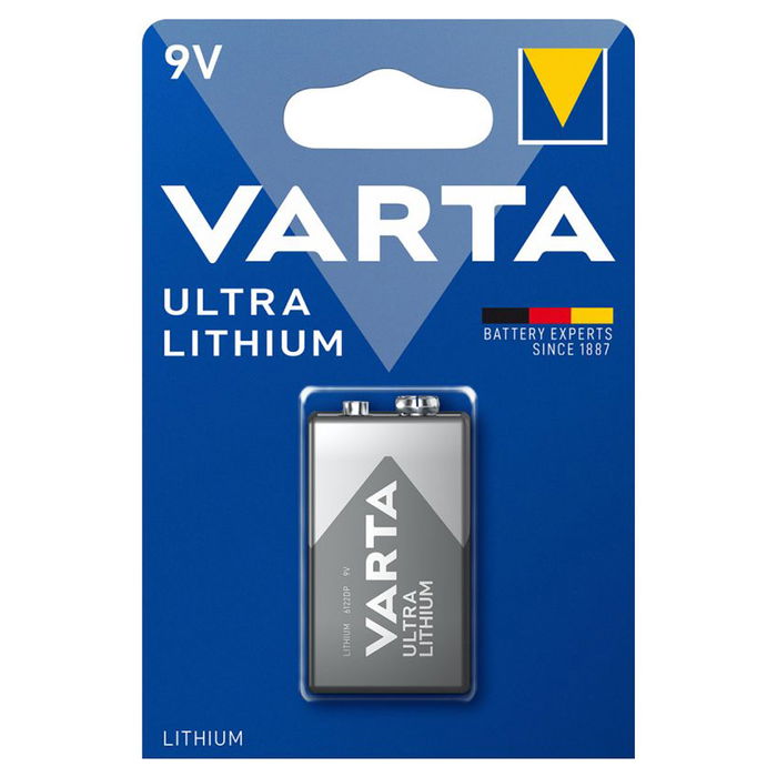 Batterie 9V / E Block Varta Lithium Varta 6122 1x 6F22 / 6LR61 / AM-61
