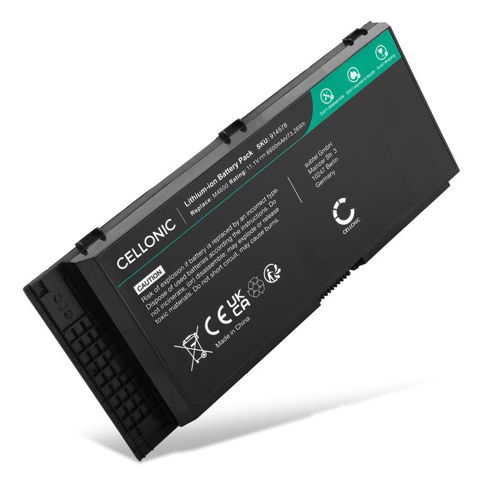 Dell FRR0G Akku 6600mAh Ersatzakku Batterie von Cellonic