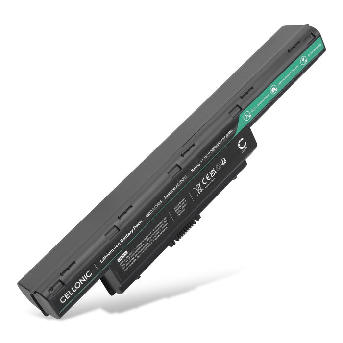 Battery for Acer Aspire 7750G, 5750G, 5742G, 7741G, Packard Bell EasyNote TK85, TS11HR, Acer TravelMate 5760, 5744, 5735Z, eMachines E442, E640 11.1V 8800mAh from CELLONIC