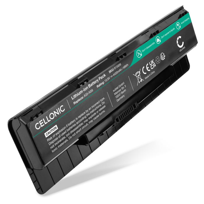 Akku für ASUS N76V, N56VZ, N56V, N76, N56, G56JR, N76VB, N56VM, A32-N56 Laptop - 4400mAh 10.8V 
