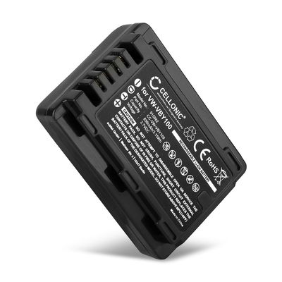 Akku für Panasonic HC-V110, HC-V130, HC-V201 VW-VBY100 (850mAh, 3.7V) von CELLONIC