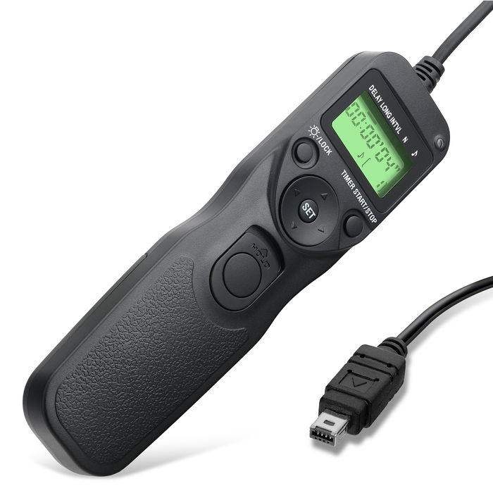 Shutter Release Cable with Timer for Nikon CoolPix P1000 D3100 D3300 D5000 D5500 D5600 D7200 D7500 D90 Z 6 Z 7 MC-DC2 Intervalometer Camera Remote Control from CELLONIC