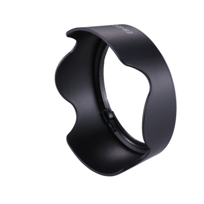 EW-63C Kamera Gegenlichtblende für Canon EF-S 18-55mm f/3.5-5.6 IS STM, EF-S 18-55mm 1:4-5.6 IS STM – Kunststoff Bajonett Tulpe / Flower / Petal / Tulip Gegenlichtblende von CELLONIC