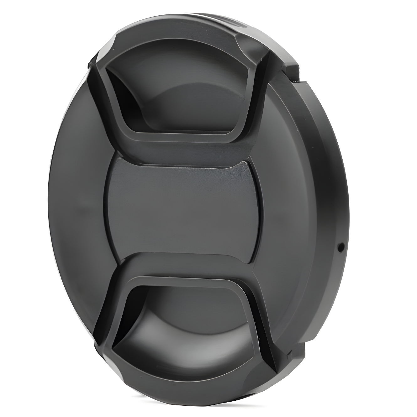 55mm Center Pinch Front Lens Cap – Universal Snap-on Cover For Sony Canon Nikon