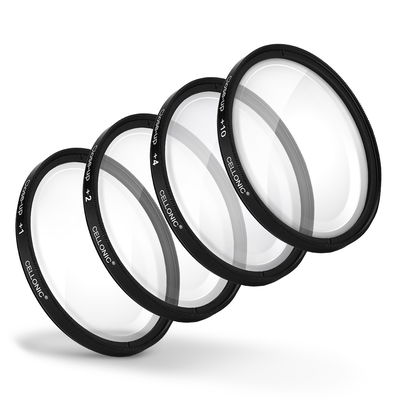 4x Close-Up Makro Filter für Ø 49mm Nahlinsen Set