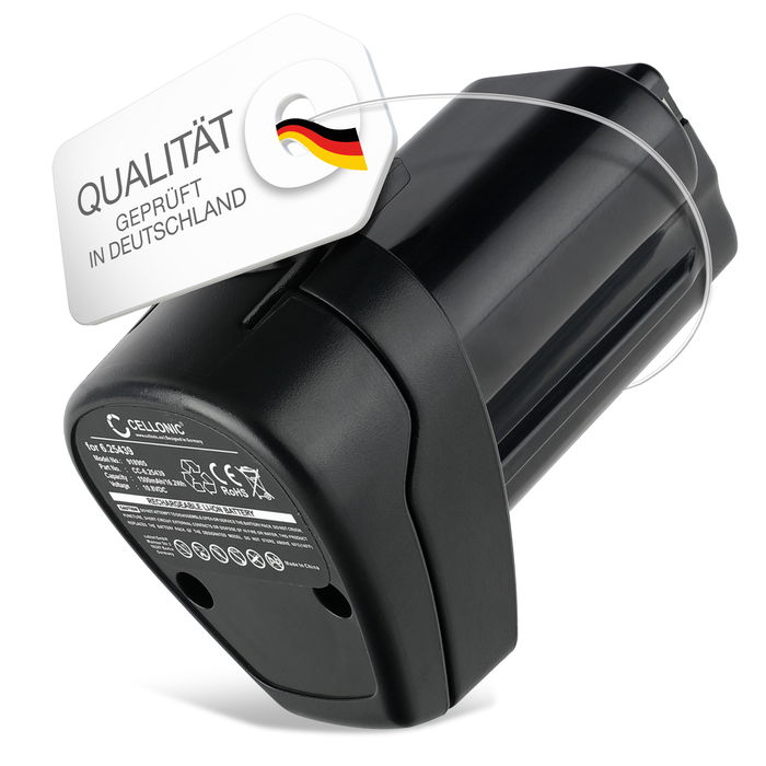 1.5Ah 10.8V Ersatz Akku 6.25439, 625439000 für Metabo Powermaxx BS/ BS Basic/ BS Quick/ BS Quick Pro/ ASE, KPA 10.8 600 - Werkzeug Ersatzakku - Li Ion Batterie