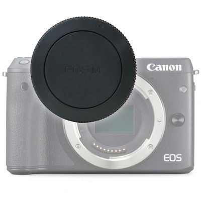 Kamera Gehäusedeckel für Canon EF-M Mount (EOS M, EOS M3, EOS M5, EOS M6, EOS M10 - RF-4) Schutzkappe - EOS EF-M Mount Objektivanschluss Kappe - Camera Body Cap Bajonett Schutz Deckel