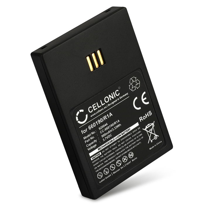 Ascom 660190/R2A Akku 900mAh Ersatzakku Batterie von CELLONIC