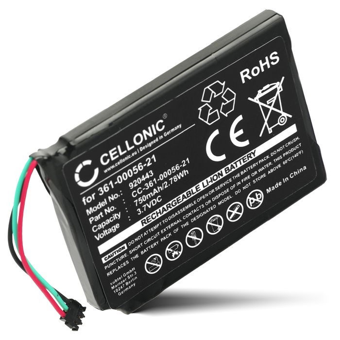 Garmin DriveLuxe 50LMT-D Akku 750mAh Ersatzakku Batterie von subtel