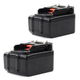 2x Battery (3000mAh, 14.4V)