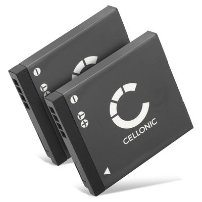 2x DMW-BCK7 NCA-YN101H Ersatz Akku für Panasonic Lumix DMC-FT30 FT25 DMC-SZ1 SZ7 DMC-S1 S2 S3 DMS-FS16 FS28 FS35 FS40 DMC-TS25 - Kamera Ersatzakku - Kameraakku 700mAh, Batterie