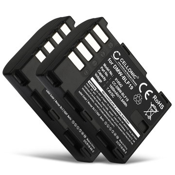 2x Battery for Sigma SD Quattro, SD Quattro H BP-61 (1600mAh, 7.4V) from CELLONIC