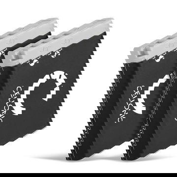 2x Akku für Canon PowerShot G7 X Mark II G1x Mark III G5 X G9 X Mark II PowerShot SX740 HS NB-13L (1010mAh, 3.6V) von CELLONIC