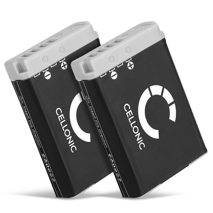 2x Canon NB-13L Akku 1010mAh Ersatzakku Batterie von CELLONIC