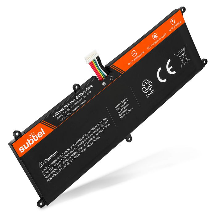 Akku für Dell Latitude 11 (5175) / 11 (5179) Laptop - 4600mAh 7.6V