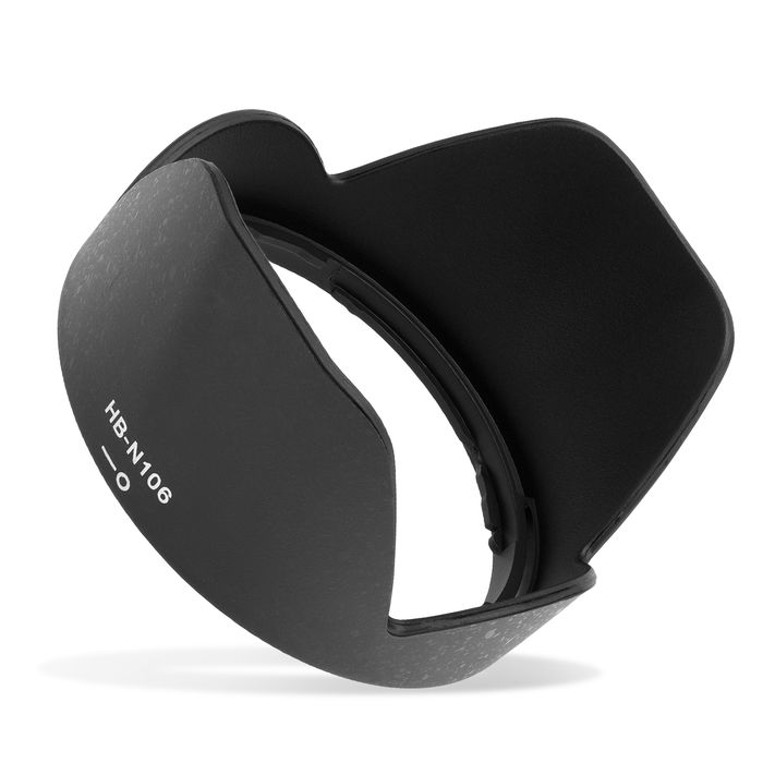 HB-N106 Kamera Ø 73mm Gegenlichtblende für Nikon 1 Nikkor 10-100mm f/4-5.6 VR – Kunststoff Bajonett Tulpe / Flower / Petal / Tulip Gegenlichtblende von CELLONIC