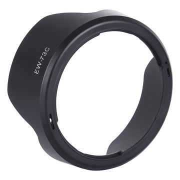 EW-73C Camera Lens Hood for Canon EF-S 10-18mm f/4.5-5.6 IS STM - Plastic Bayonet Flower / Tulip / Petal Lens Shade from CELLONIC