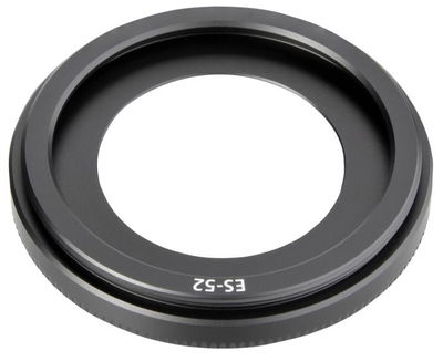 ES-52 Camera Lens Hood for Canon EF 40mm f/2.8 STM EF-S 24mm f/2.8 STM - Plastic Bayonet Cylindrical / Round Lens Shade from CELLONIC