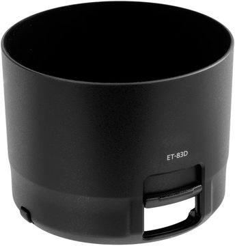 ET-83D Camera Lens Hood for Canon EF 100-400 mm 1:4.5-5.6L IS II USM - Plastic Bayonet Cylindrical / Round Lens Shade from CELLONIC