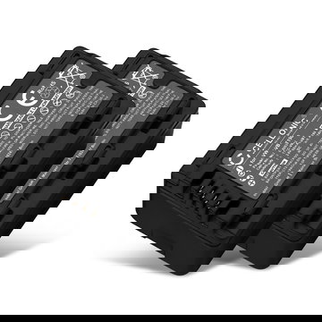 2x VW-VBT190 Ersatz Akku für Panasonic HC-V180 V10 V100 V160 V270 V380 V500 V777 V800 HC-VXF990 HC-VX980 HC-W580 HDC-SD40 - Kamera Ersatzakku - Kameraakku 1780mAh, Batterie