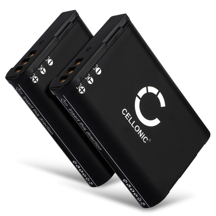 2x Akku für Nikon Coolpix B700, Coolpix P600, Coolpix P610, Coolpix P900, Coolpix S810c EN-EL23 (1600mAh, 3.6V - 3.7V) von CELLONIC