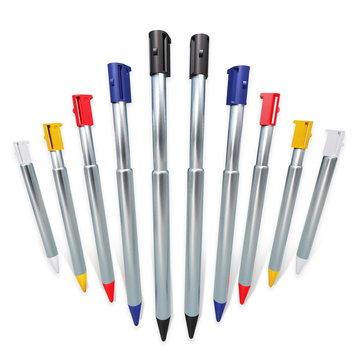 Set: 10x Touchpen - Kapazitiver Ersatzstift, passend für Nintendo 3DS Stift Halterung + Bildschirm - Touch Display Eingabestift, Stylus Pen für Touchscreen - Touchstift Bedienstift