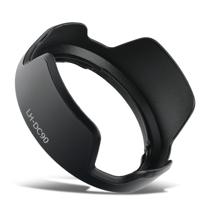 LH-DC90 Kamera Gegenlichtblende für Canon PowerShot SX60 HS PowerShot SX70 HS – Kunststoff Bajonett Tulpe / Flower / Petal / Tulip Gegenlichtblende von CELLONIC