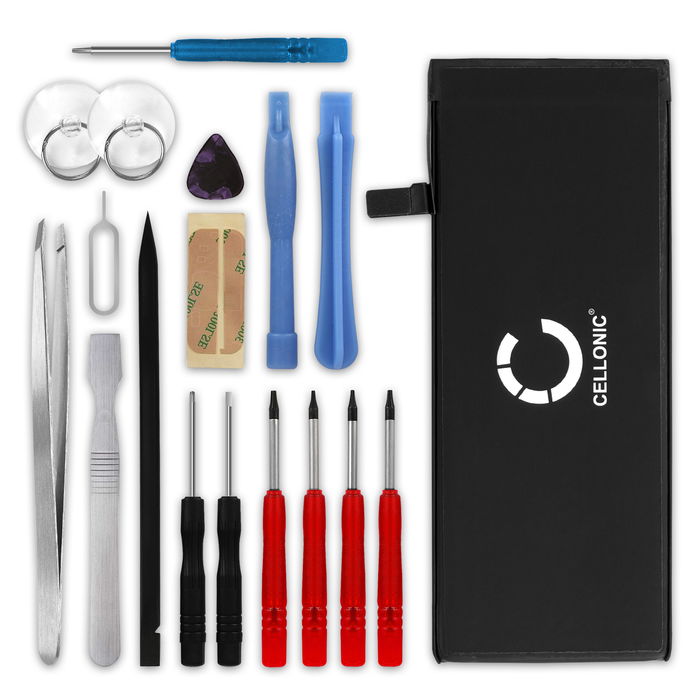 Ersatz Akku für Apple iPhone 6S (A1633, A1688, A1700) Handy / Smartphone - Ersatzakku 616-00036 1900mAh + Werkzeug-Set, Handyakku