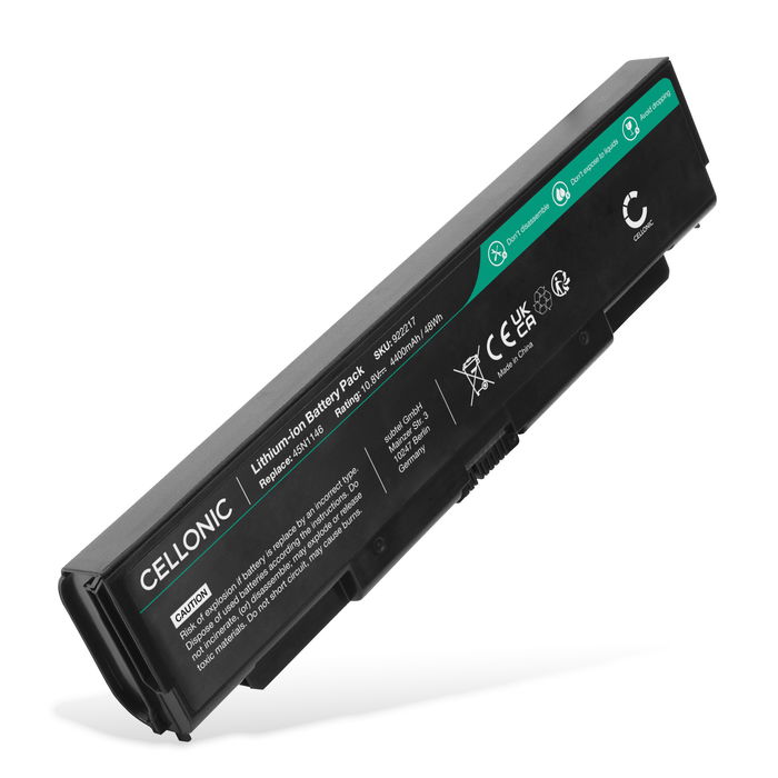 Akku für Lenovo ThinkPad L440, L540, T440p, T540, T540p, W541, W541s Laptop - 4400mAh 10.8V - 11.1V 