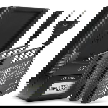 2x Ersatz Akku DMW-BLF19 DMW-BLF19e DMW-BLF19pp + Ladegerät DMW-BTC10 für Panasonic GH5 Lumix DC-GH5s DMC-GH4 GH4 GH4r GH4h GH3 GH3h GH3a G9 DC-G9 Kamera - 2000mAh Ersatzakku Batterie, Ladekabel, Akkuladegerät