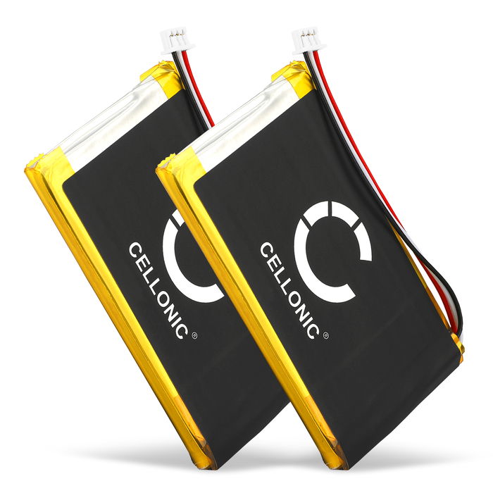 2x Ersatz Akku für TomTom GO 530, GO 630, GO 720, GO 730, GO 930, Traffic, SatNav GPS Navigation - Navi Ersatzakku AHL03714000,VF8 - 1300mAh Navigationsgerät Batterie