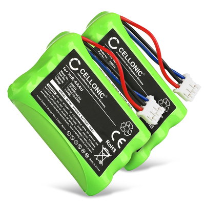 2x Ersatzakku T373 70AAAH3BMXZ 3HR-AAAU - Ersatz Akku für Bang & Olufsen BeoCom 6000 Telefon u. B&O BeoCom 1 - 700mAh Telefonakku, wiederaufladbare Batterie Telefonbatterie