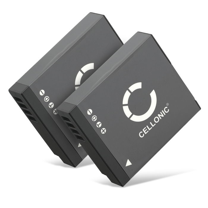 2x Akku für Panasonic Lumix DMC-GF7, DMC-GX7, DMC-GM1, DMC-GM5, DMC-LX15, DC-GX800 600mAh von subtel