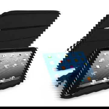 CELLONIC Universal Tablet Hülle für 10.1 Zoll Tablets und eBook Reader - Tablet Schutzhülle mit Anti-Shock Bubbles schwarz, wasserabweisend, aus Nylon | Tablet Sleeve, Tasche