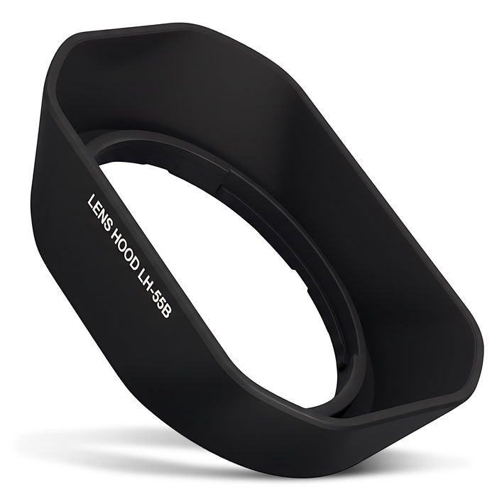 LH-55b Kamera Gegenlichtblende für Olympus M.Zuiko Digital ED 9-18mm 1:4,0-5,6 – Kunststoff Bajonett Eckig / Rechteckig / Angular / Square Gegenlichtblende von CELLONIC