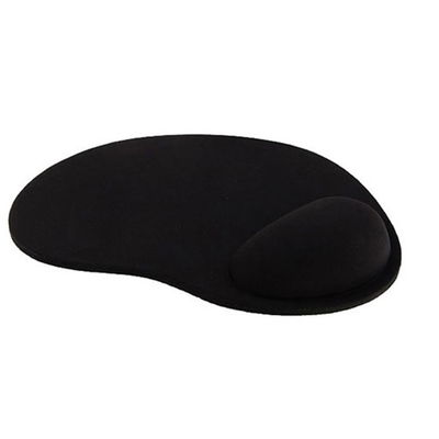 Komfort Mauspad mit Schaumstoff Handauflage, ergonomisch - schwarz